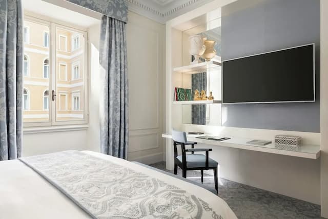 羅馬瑞吉大飯店-豪華客房, 1 張特大雙人床-8