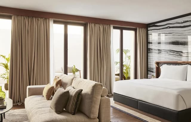 Thompson Madrid, by Hyatt-小型开间套房, 露台-1