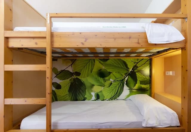 巴塞隆納來去旅館-Shared Dormitory, Women only, Private Bathroom 10 Beds-3