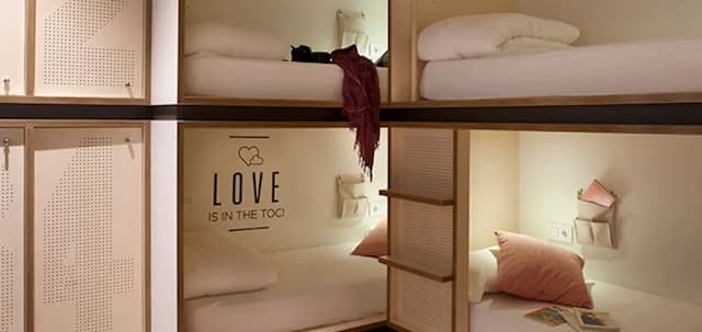 巴塞隆納 TOC 青年旅舍-共用宿舍, 男女混合宿舍, 共用浴室 (1 Bed)-3