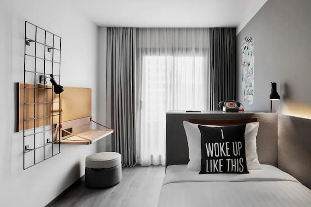 Moxy Barcelona-客房, 2 张单人床, 城市景观-3