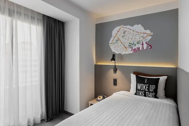 Moxy Barcelona-客房, 1 张单人床, 阳台-5