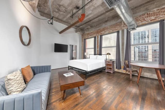 レジデ ヒューストン ダウンタウン, ウィンダム-アパートメント クイーンベッド 1 台 (Studio)-1