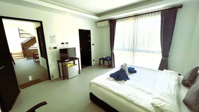 록스타 비치 아파트먼트-프리미엄 더블룸 또는 트윈룸, 부분 바다 전망-3