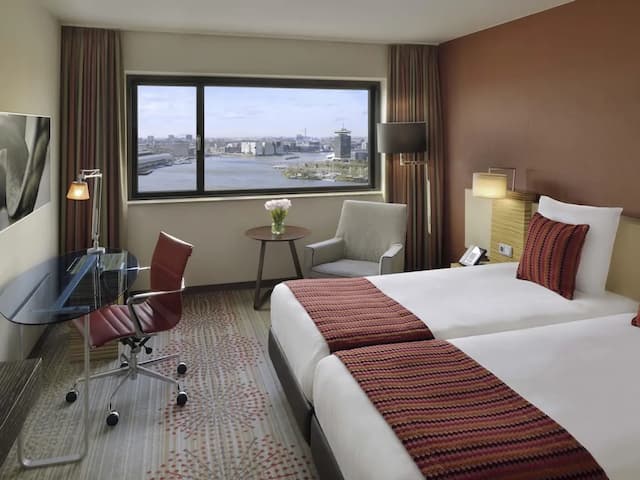 뫼벤픽  호텔  암스테르담 시티 센터-이그제큐티브 트윈룸, 싱글침대 2개-8