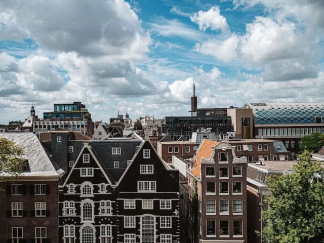 索菲特傳奇阿姆斯特丹大酒店-高級客房, 1 張加大雙人床, 城市景 (Garden, courtyard or City view)-4