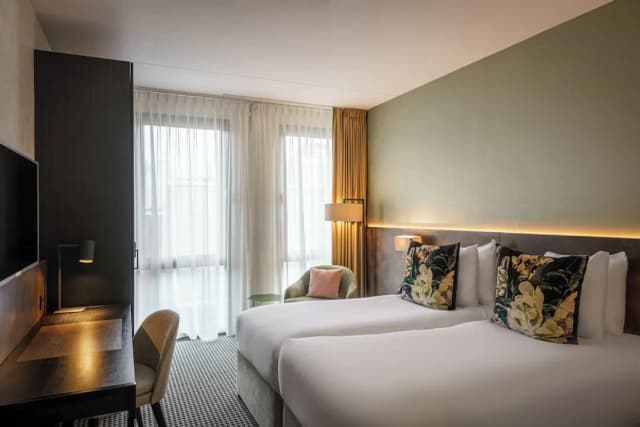 阿姆斯特丹莫內花園飯店-雙床房, 運河景觀-2