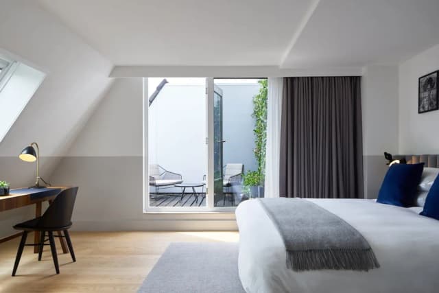 Kimpton De Witt Amsterdam by IHG-尊荣客房, 1 张特大床, 阳台-2