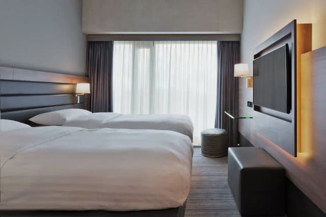 Moxy Amsterdam Houthavens-客房, 2 张单人床-3