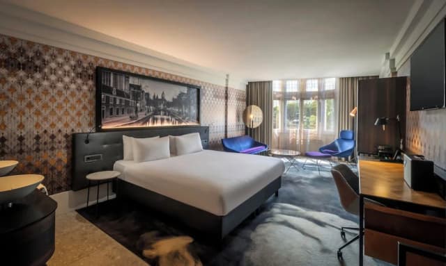 클레이턴 호텔 암스테르담 아메리칸-이그제큐티브 더블룸, 운하 전망-1