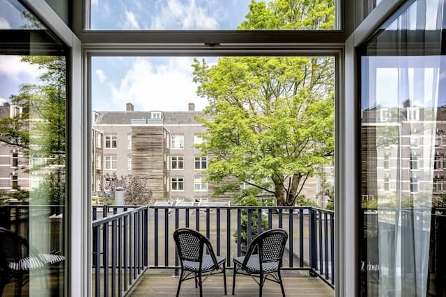 애틀랜티스 호텔 암스테르담-슈피리어 더블룸, 퀸사이즈침대 1개, 발코니-7