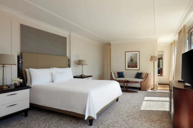 阿姆斯特丹市華爾道夫酒店-普通套房, 1 張特大雙人床, 花園景-4