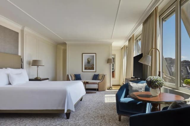 阿姆斯特丹市華爾道夫酒店-普通套房, 1 張特大雙人床, 花園景-2