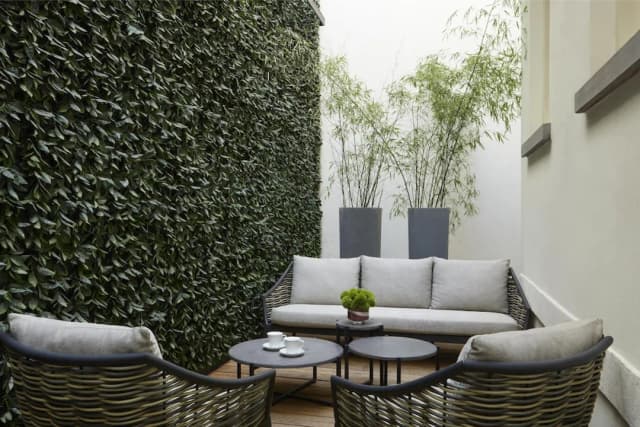 阿姆斯特丹市華爾道夫酒店-頂級客房, 1 張特大雙人床, 露台-3