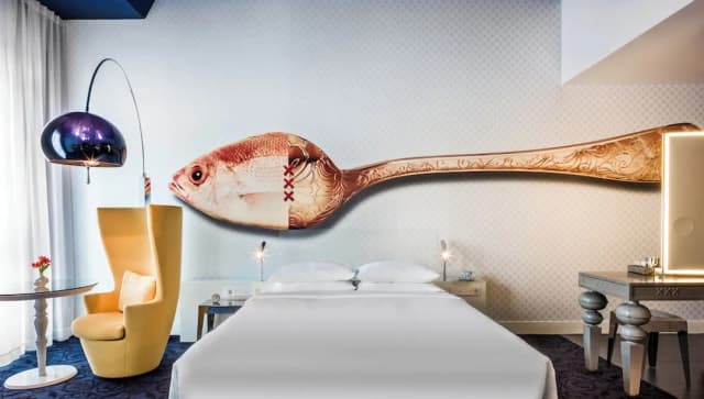 アンダーズ アムステルダム, プリンセンフラハト, バイ ハイアット-デラックス ルーム キングベッド 1 台 ガーデンビュー (Large)-7