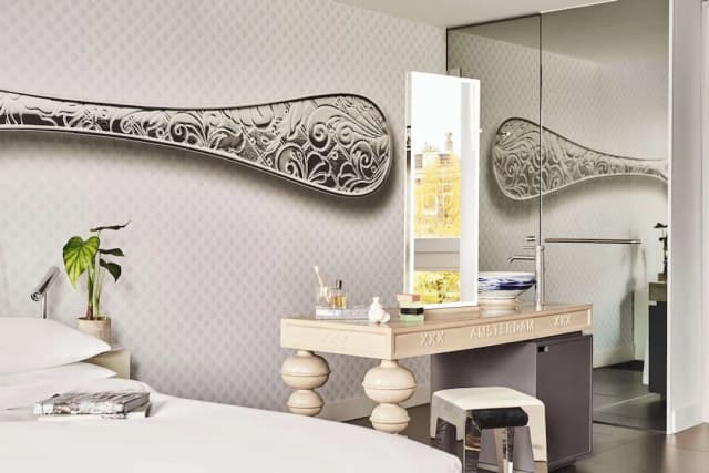 アンダーズ アムステルダム, プリンセンフラハト, バイ ハイアット-デラックス ルーム キングベッド 1 台 ガーデンビュー (Large)-9