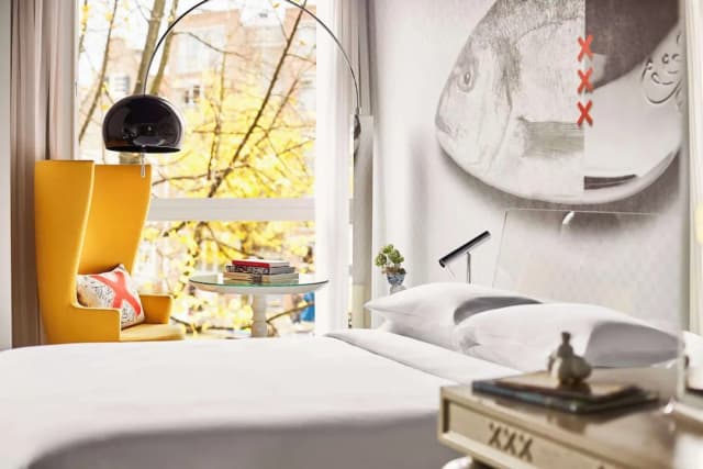 アンダーズ アムステルダム, プリンセンフラハト, バイ ハイアット-ルーム キングベッド 1 台 カナルビュー-4