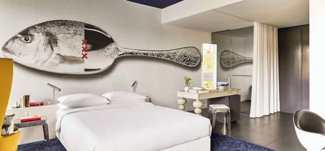 アンダーズ アムステルダム, プリンセンフラハト, バイ ハイアット-ルーム クイーンベッド 1 台 テラス-3