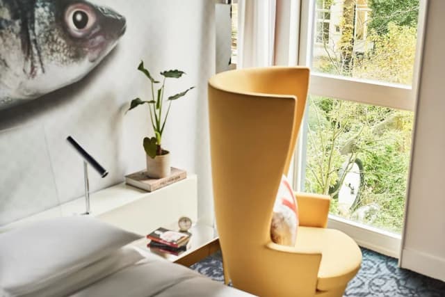 アンダーズ アムステルダム, プリンセンフラハト, バイ ハイアット-ルーム シングルベッド 2 台 ガーデンビュー-8