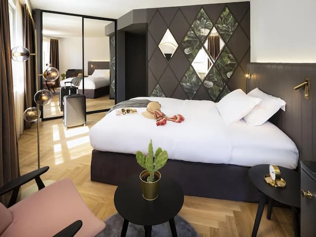 維也納音樂廳美憬閣飯店-高級單人房, 1 張加大雙人床-1