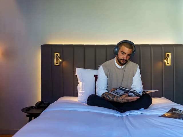 維也納音樂廳美憬閣飯店-高級單人房, 1 張加大雙人床-7