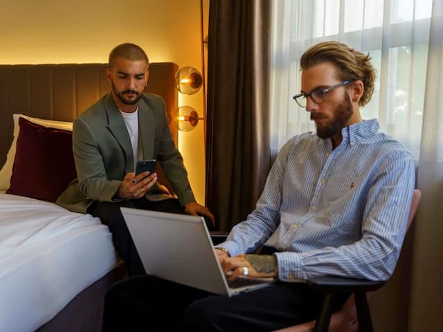 維也納音樂廳美憬閣飯店-高級雙床房, 2 張單人床-6