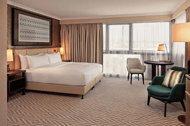 Hilton Vienna Park-Premium Room, 1 King Bed, Corner (Panorama)-8