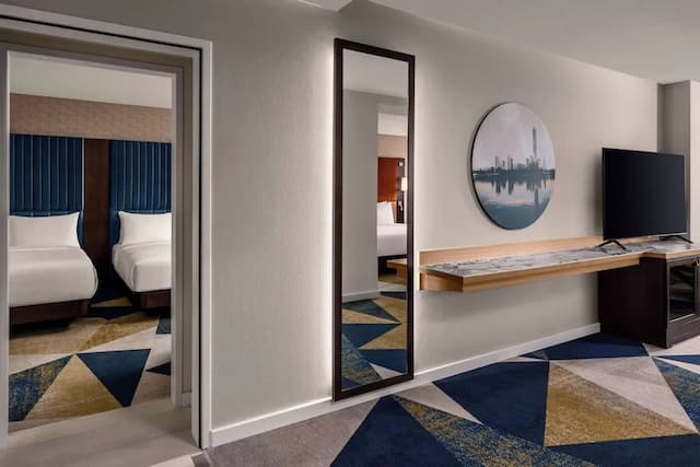 ヒルトン ウィーン ウォーターフロント-スーペリア スイート ベッド (複数台) (Waterfront)-4