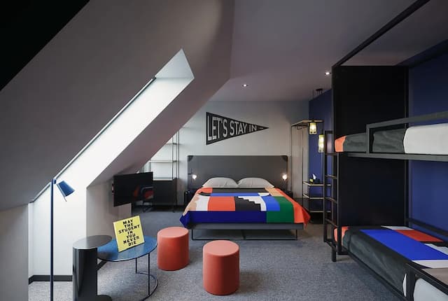 維也納社交中心飯店-家庭四人房-2