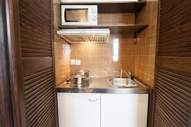 阿卡迪亞貝斯特韋斯特普勒斯飯店-標準公寓, 3 張單人床, 簡易廚房 (Quiet Location)-3