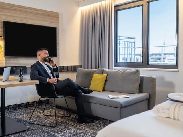 維也納市區諾富特套房飯店-商務套房, 1 張特大雙人床 (Junior)-9