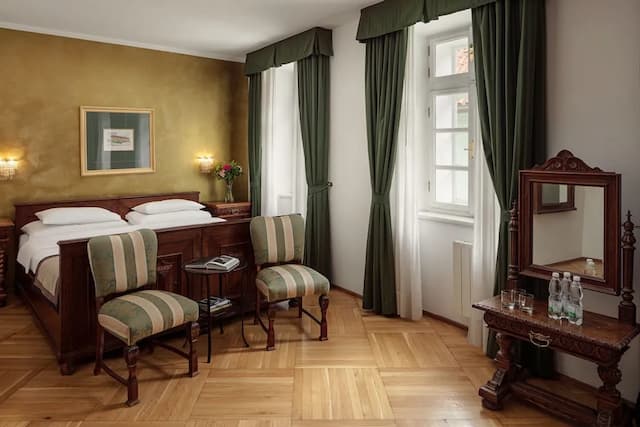 Hotel Roma Prague-双人房或双床房-5