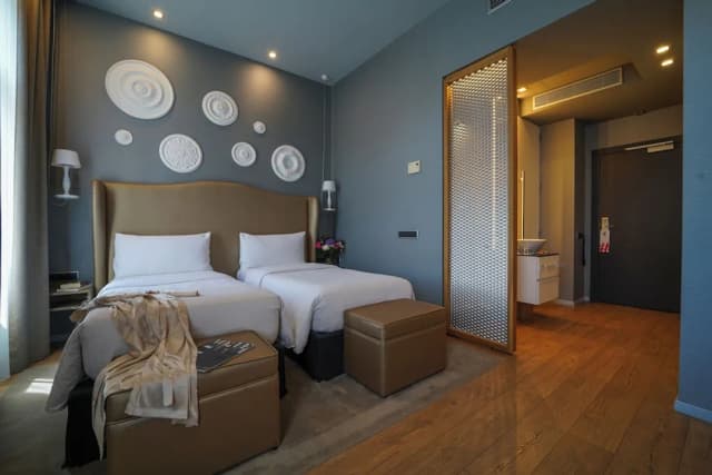 987 Design Prague Hotel-Superior Twin Room-1