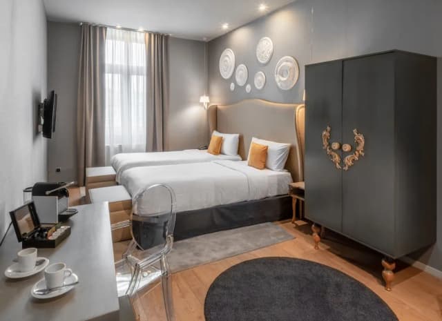 987 Design Prague Hotel-Superior Twin Room-3
