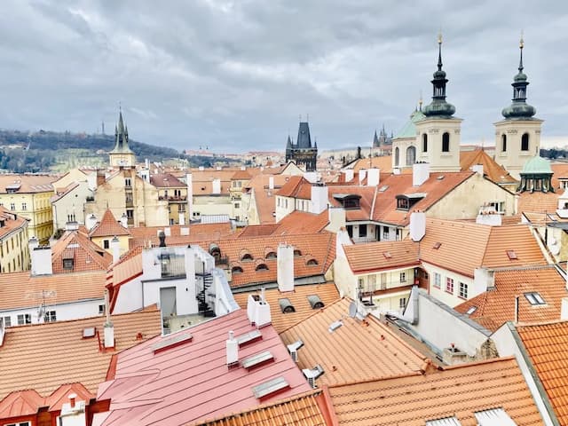 里沃瓦布拉格古城飯店-皇家開放式套房, 1 間臥室, 城市景觀-13