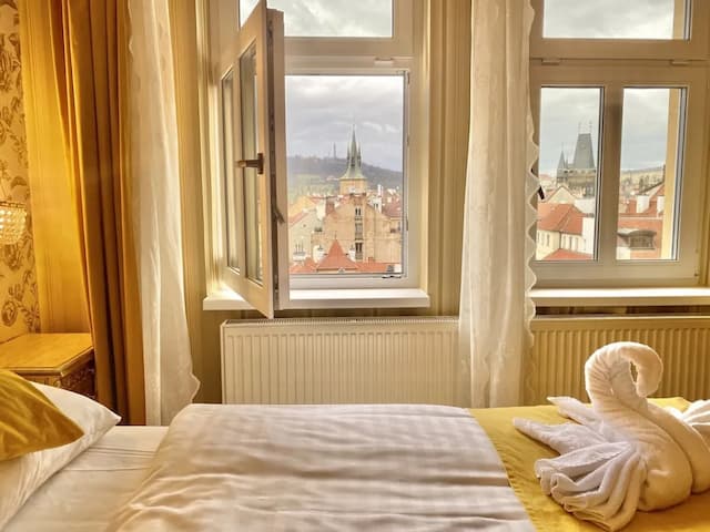 里沃瓦布拉格古城飯店-皇家開放式套房, 1 間臥室, 城市景觀-10
