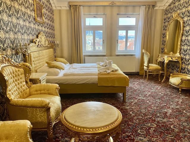 里沃瓦布拉格古城飯店-皇家開放式套房, 1 間臥室, 城市景觀-2