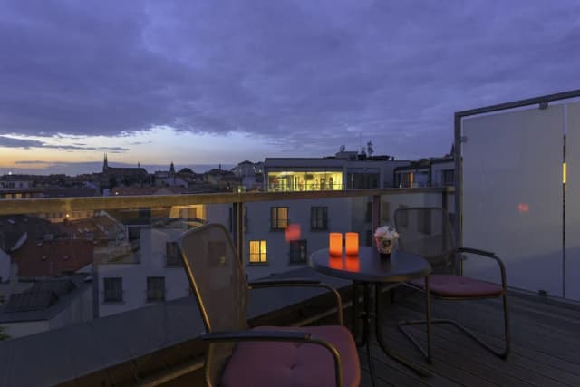 布拉格隱居飯店-高級雙人房, 露台-5