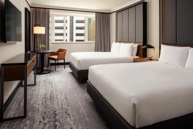 힐튼 프라하 아트리움-룸, 퀸사이즈침대 2개-1