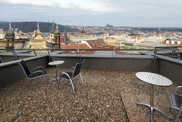 Ankora Hotel Prague-标准双人房或双床房, 露台, 城市景观-4