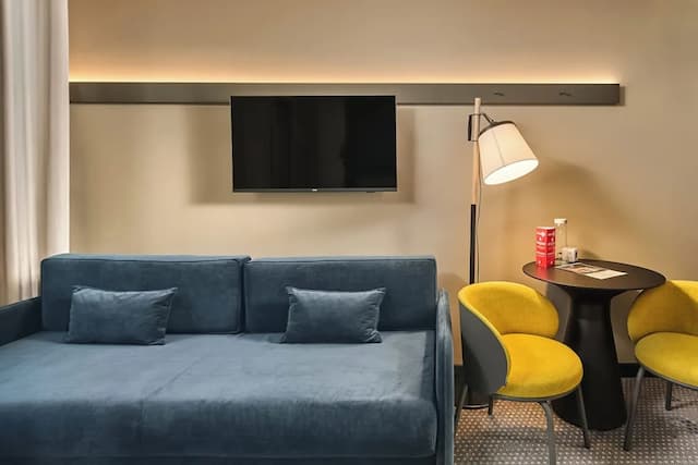 イビス プラハ ウェンセスラス スクエア-エグゼクティブ ルーム ダブルベッド 1 台ソファーベッド付き-3