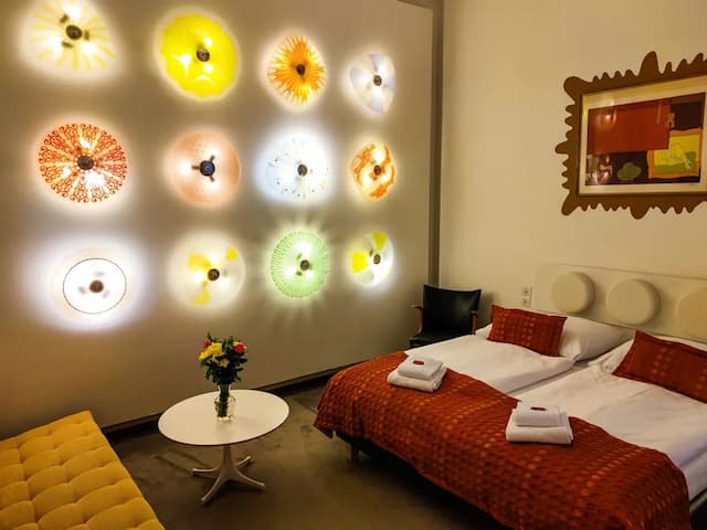 LH 빈티지 디자인 호텔 삭스-Standard Double Room with View of Inside  Atrium-4