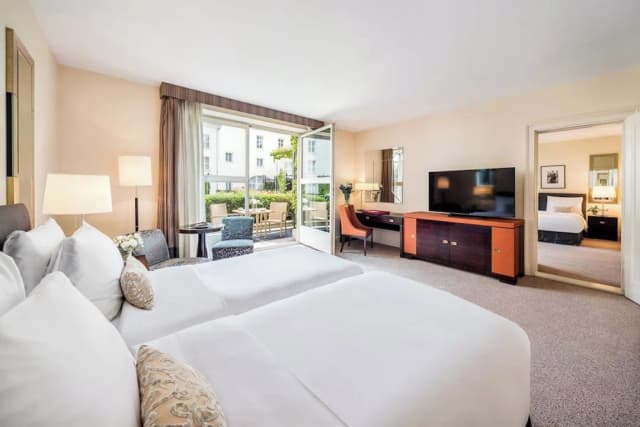 Mandarin Oriental, Prague-华丽客房, 1 张特大床, 露台-5