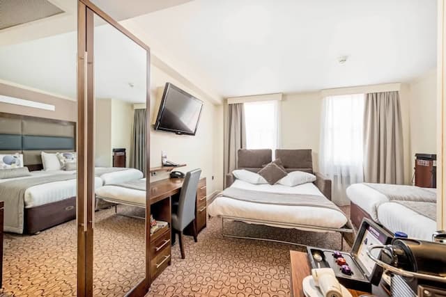 Mercure London Paddington-行政客房, 1 张特大床和 1 张沙发床-3