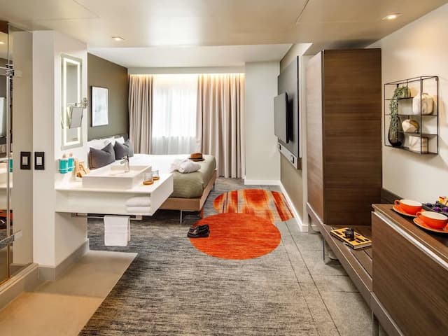 倫敦橋諾富特酒店-套房, 1 張加大雙人床及 1 張梳化床-5