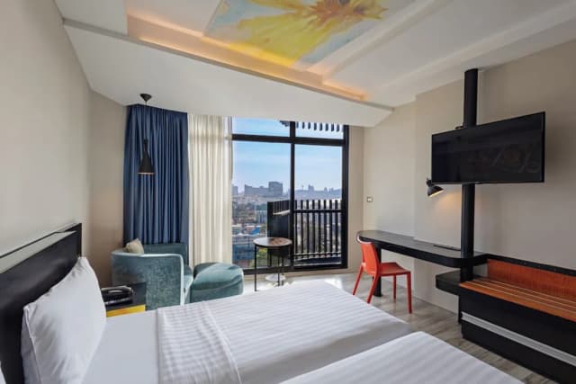 Siam@Siam Design Hotel Pattaya-Deluxe Ocean View 2 Singles-3