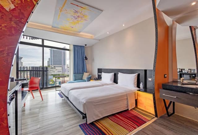 Siam@Siam Design Hotel Pattaya-Deluxe 2 Singles-4