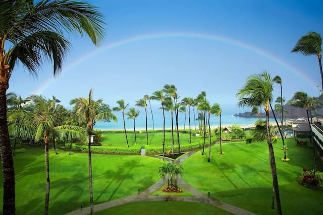 쉐라톤 마우이 리조트 & 스파-디럭스룸, 더블침대 2개, 롤인 샤워 시설, 바다 전망 (Mobility Accessible)-3