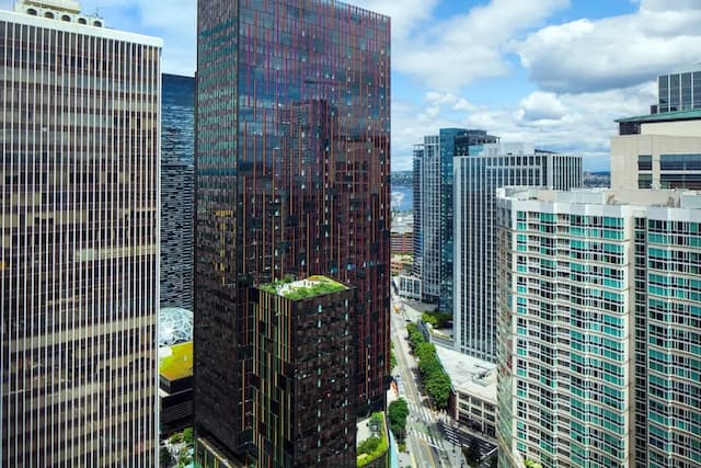 ウェスティン シアトル-デラックス ルーム キングベッド 1 台ソファーベッド付き シティビュー (Hearing Accessible)-4