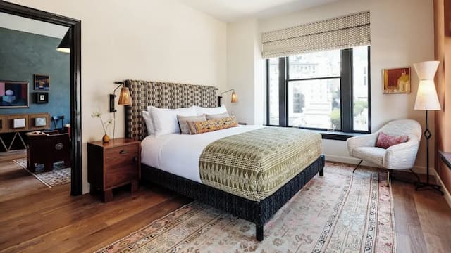 다운타운 로스앤젤레스 프로퍼 호텔, 어 멤버 오브 디자인 호텔스-프리미어 스위트, 킹사이즈침대 1개, 코너-11